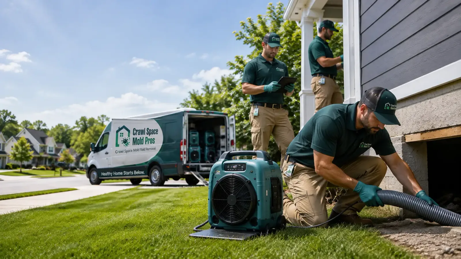 Crawl Space Mold Removal in Odanah, WI